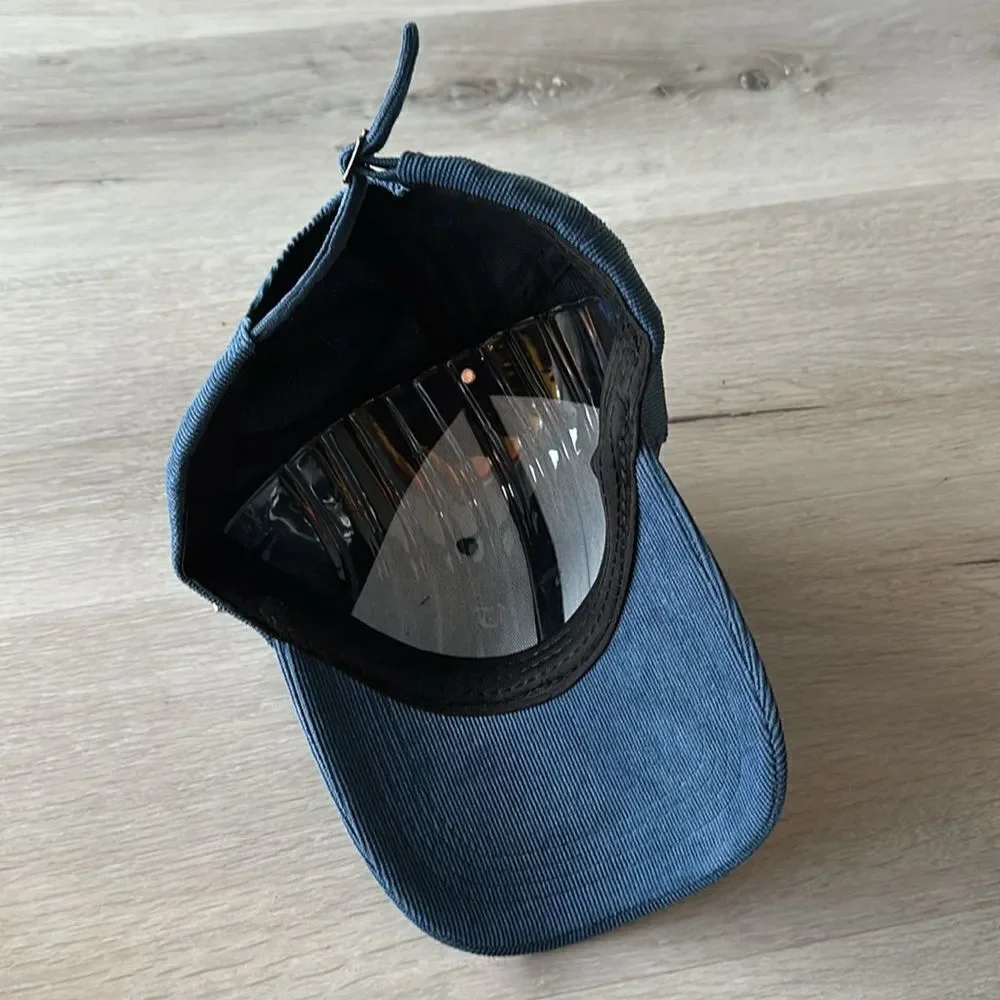 Best Beanies Corduroy Hat Blue OS NWT